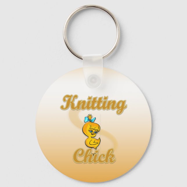 Porte-clés Tricot Chick (Recto)