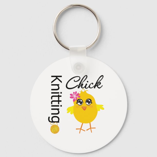 Porte-clés Tricot Chick (Recto)