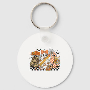Porte-clés Tricoter Ou Enseignant Fantôme Halloween Retro Che