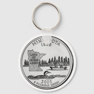 Porte-clés Trimestre de l'État du Minnesota