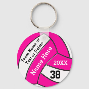 Porte-clés Trinettes de volley-ball rose mignonne PERSONNALIS