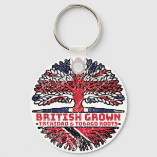Porte-clés Trinité-et-Tobago Royaume-Uni British Tree