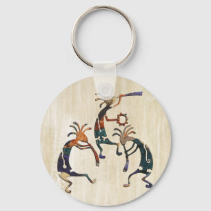 Porte-clés Trio musicien KOKOPELLI + vos idées