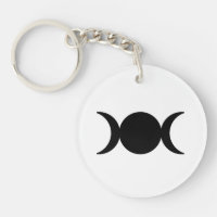 porte-clés triple lune || cadeaux pour sorcières