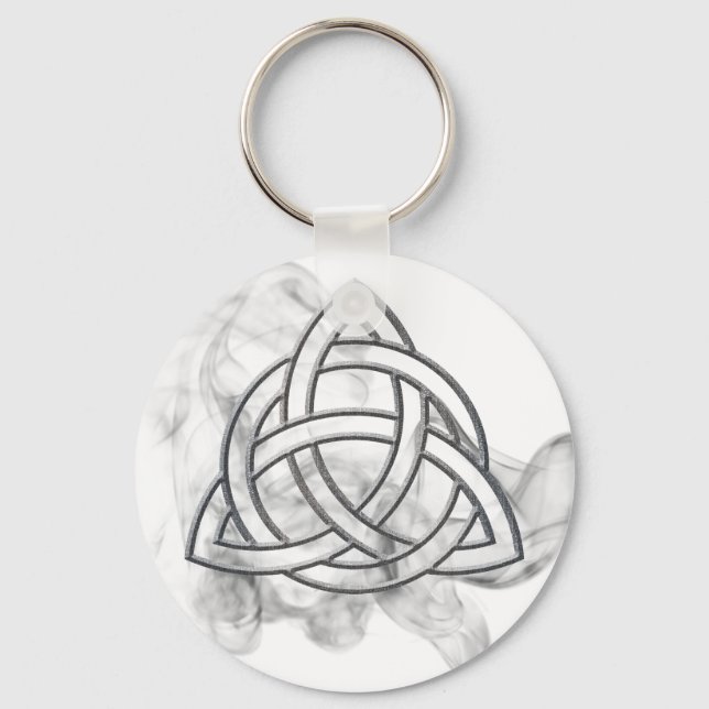 Porte-clés Triquetra Silver Bevel (Recto)