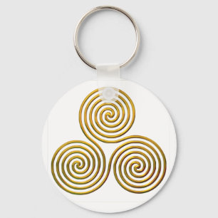 Porte-clés Triskele-or