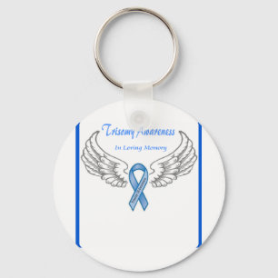 Porte-clés Trisomy 18 Personnalisable En Mémoire Amoureuse