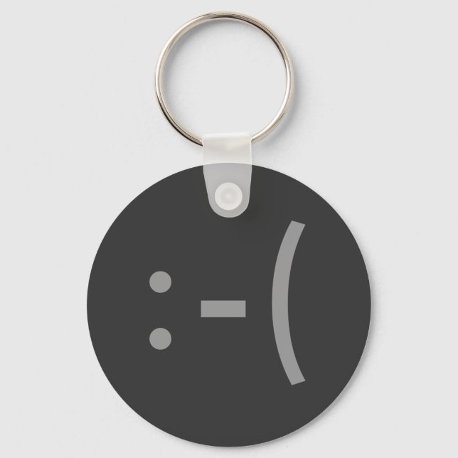Porte-clés Triste visage (Recto)