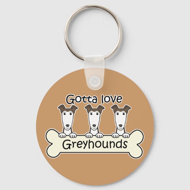 Porte-clés Trois Greyhounds (Recto)