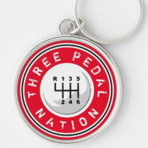 TROIS Porte - clé DE LA NATION PEDAL