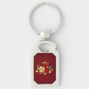 Porte-clés Trois Roses de bijoux