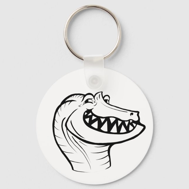 Porte-clés Trollface Irritator (sans texte) (Recto)