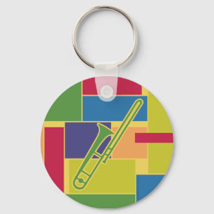 Porte-clés Trombone Colorblocks