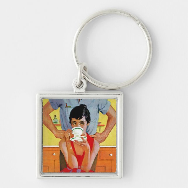 Porte-clés Trop tard pour composer (Devant)