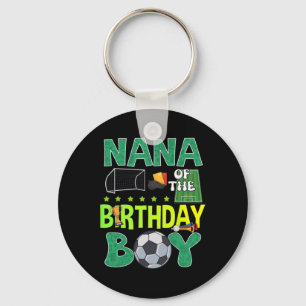 Porte-clés Trophée de fête d'anniversaire de garçon de but de