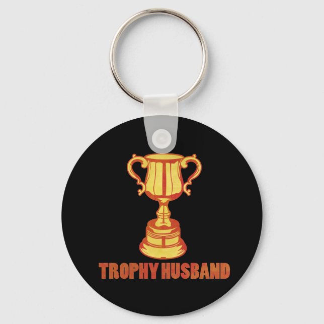 Porte-clés Trophée Mari, drôle+hommes+cadeaux (Recto)