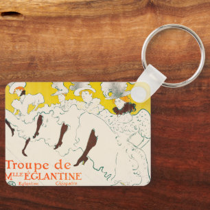 Porte-clés Troupe de Mademoiselle Eglantine, Toulouse Lautrec