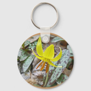 Porte-clés Trout Lily Wildflower - Erythronium americanum