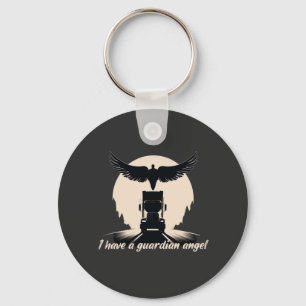 Porte-clés Truck Guardian Protection Angel Faith Road Journey