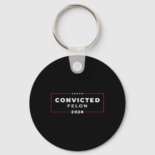 Porte-clés Trump 2024 Condamné Felon, Je Vote Condamné