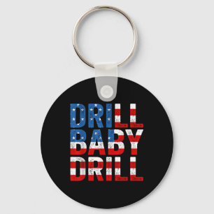 Porte-clés Trump 2024 Merch Drill Baby Drill