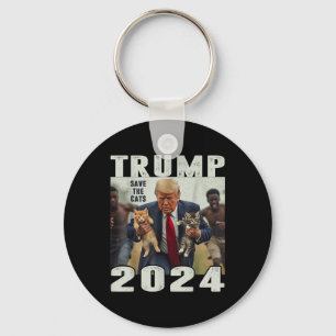 Porte-clés Trump 2024 Sauver Les Chats Dit Débat
