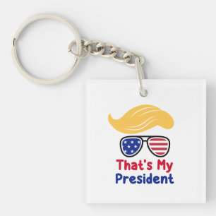 Porte-clés Trump 47 - C'est mon président 