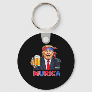 Porte-clés Trump 4 juillet grand à nouveau Trump en train de