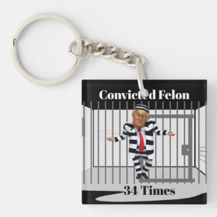 Porte-clés Trump a condamné le Porte - clé Felon