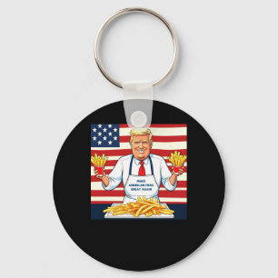 Porte-clés Trump au service de Mcdonalds Fries