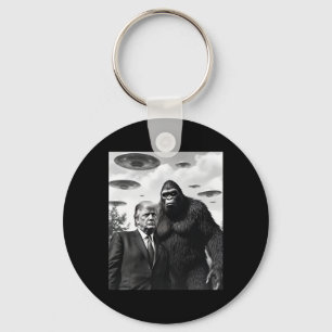 Porte-clés Trump Bigfoot Ufo Alien Rencontre Extraterrestre