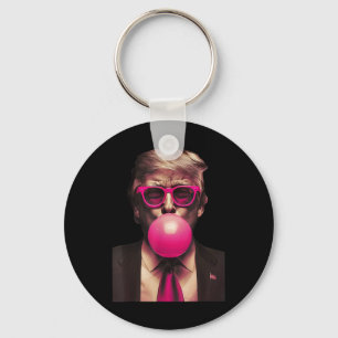 Porte-clés Trump Bubble Gum drôle