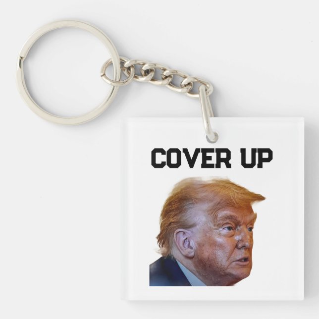 Porte-clés Trump Cover Up Keychain (Devant)
