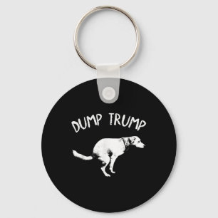 Porte-clés Trump Dog Pooping Dump