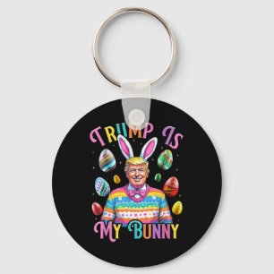 Porte-clés Trump Est Mon Bunny Spring Chasse Oeufs Faire Pâqu