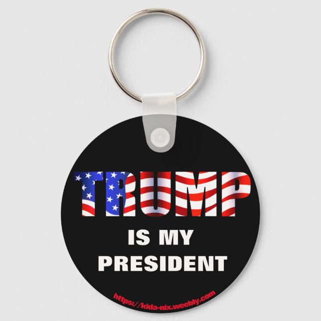 Porte-clés TRUMP est mon président (Recto)