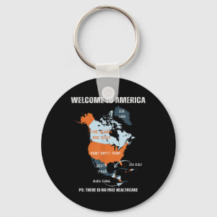 Porte-clés Trump Groenland Panama Canal Canada Mexique G