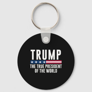 Porte-clés Trump Le Vrai Président Du Monde 
