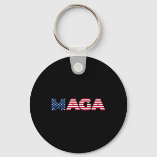 Porte-clés Trump Maga Liberté 4 Juillet 2024 Drapeau Usa 45 4