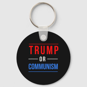 Porte-clés Trump Ou Communisme Drôle Élection 2025