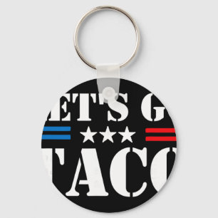 Porte-clés Trump se dégonfle toujours Allons-y Taco Meme drôl