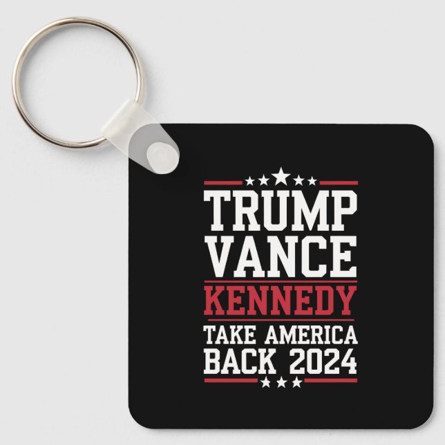 Porte-clés Trump Vance Kennedy : Reprenez l'Amérique (Recto)