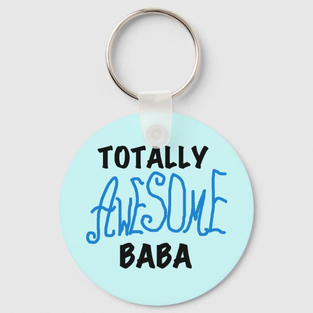 Porte-clés Tshirts et cadeaux Baba absolument géniaux (Recto)