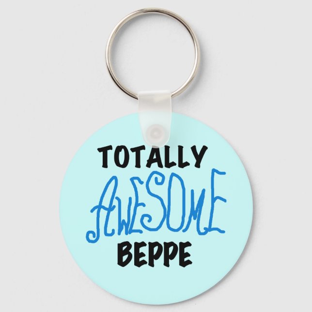 Porte-clés Tshirts et cadeaux de Beppe totalement géniaux (Recto)