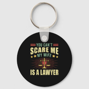 Porte-clés Tu ne peux pas m'avoir, ma femme est une avocate, 