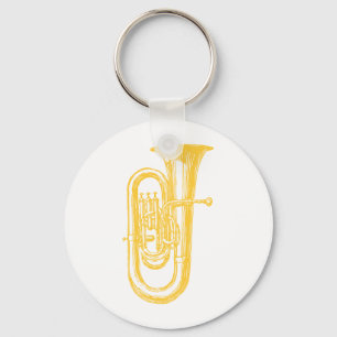 Porte-clés Tuba "laiton"
