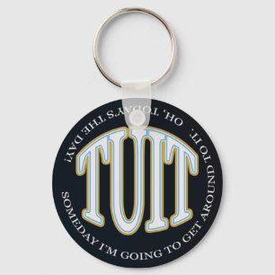 Porte-clés TUIT ronde