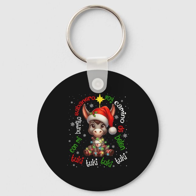 Porte-clés Tuki Tuki Mi Burrito Sabanero Mexique Noël (Recto)