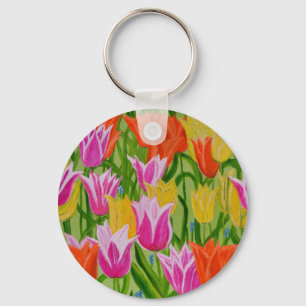 Porte-clés Tulipes