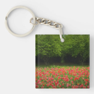 Porte-clés Tulipes & Arbres